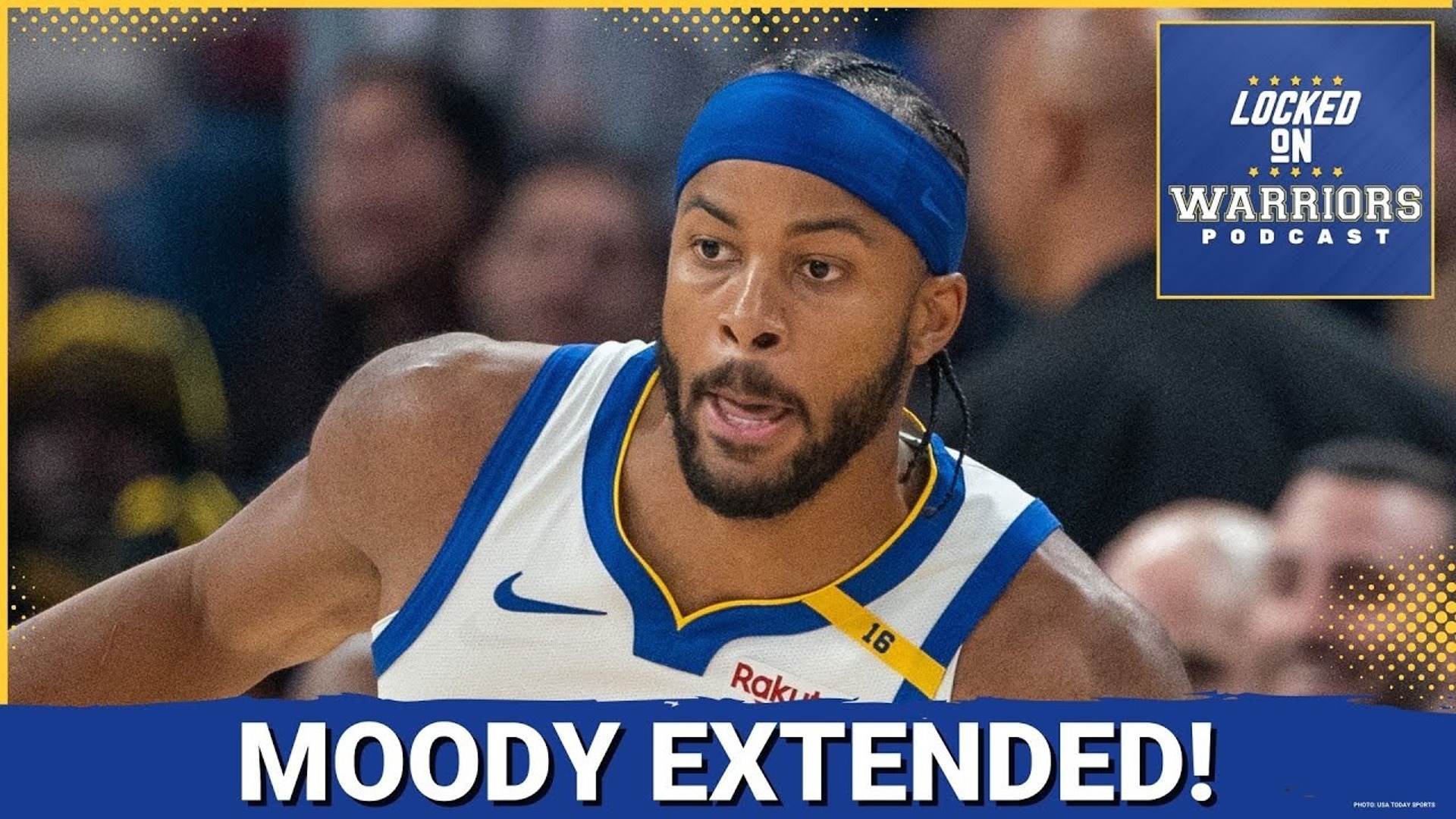 The Golden State Warriors have extended Moses Moody on a 3-year, 39 million-dollar deal.