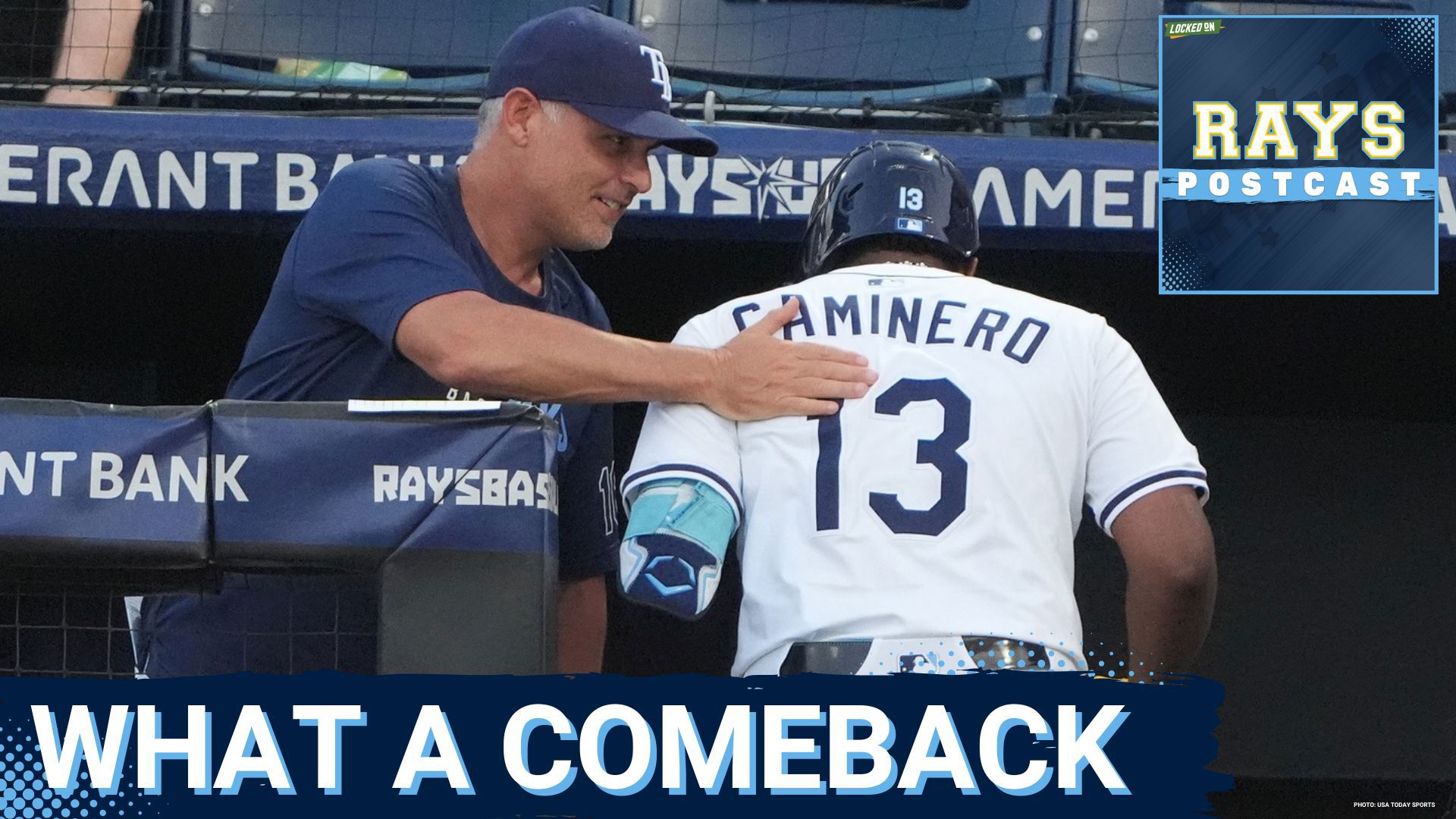 The Tampa Bay Rays walk off the Texas Rangers in incredible fashion to beat the Rangers 4-3.