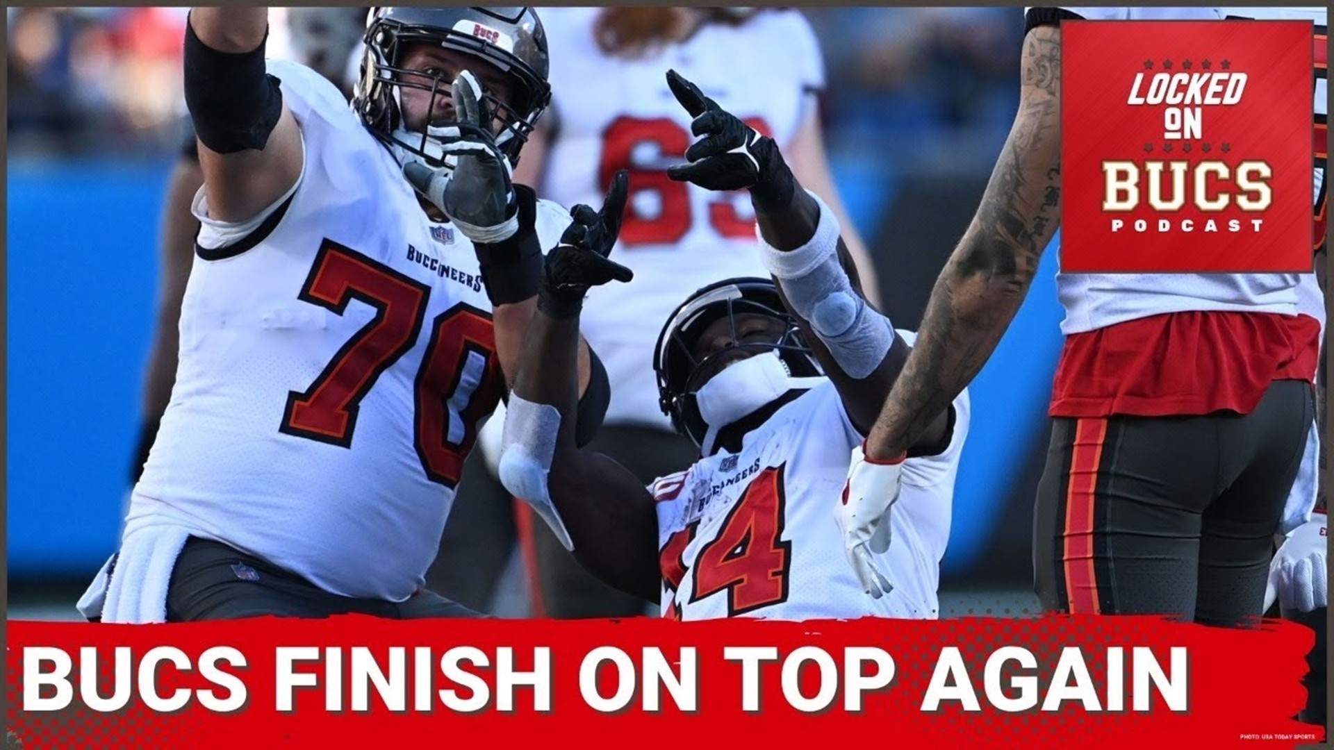 Tampa Bay Buccaneers beat the Panthers to clinch their third straight division title and head to the postseason for the fourth straight year.