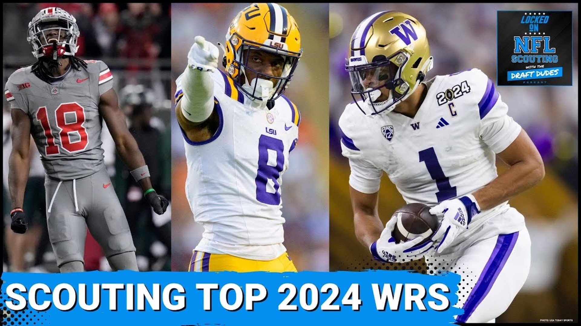 The 2024 NFL Draft is likely to produce 3 wide receivers being selected among the top-10 selections in Marvin Harrison Jr., Malik Nabers & Rome Odunze.