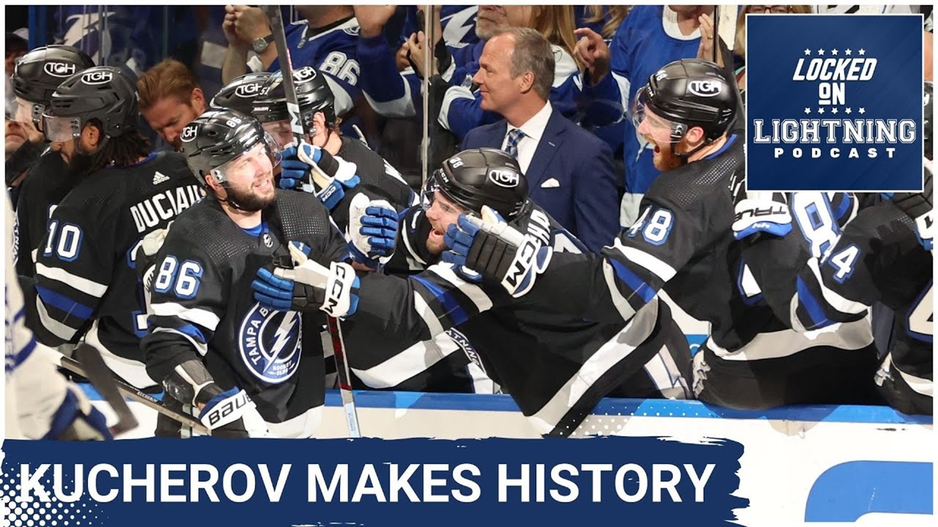 Nikita Kucherov made history tonight, becoming the fifth player ever to record 100 assists in a season.