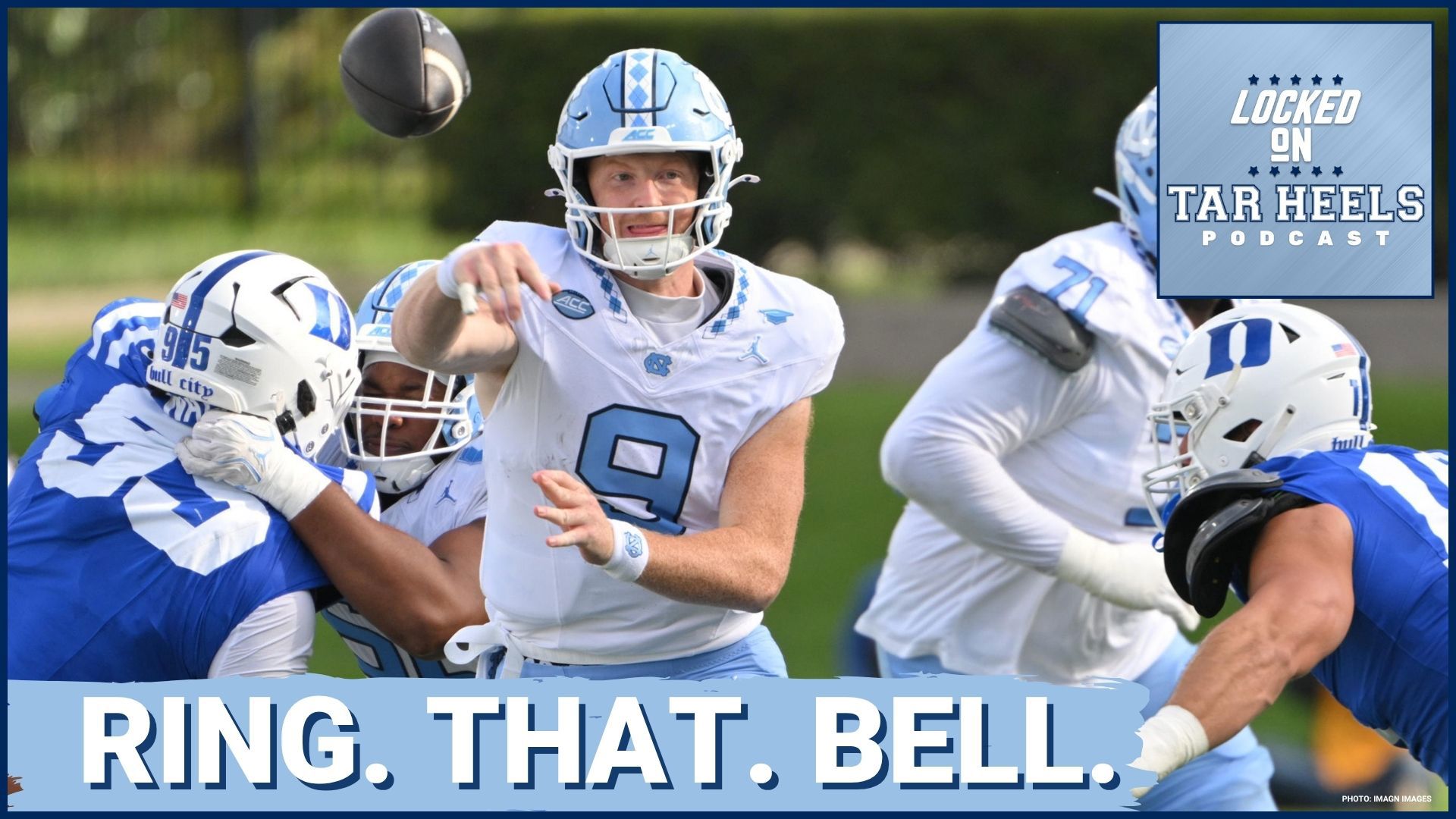 TAR HEELS TAKE DOWN DUKE! UNC WINS 24-20 THRILLER! | LIVE REACTION ...