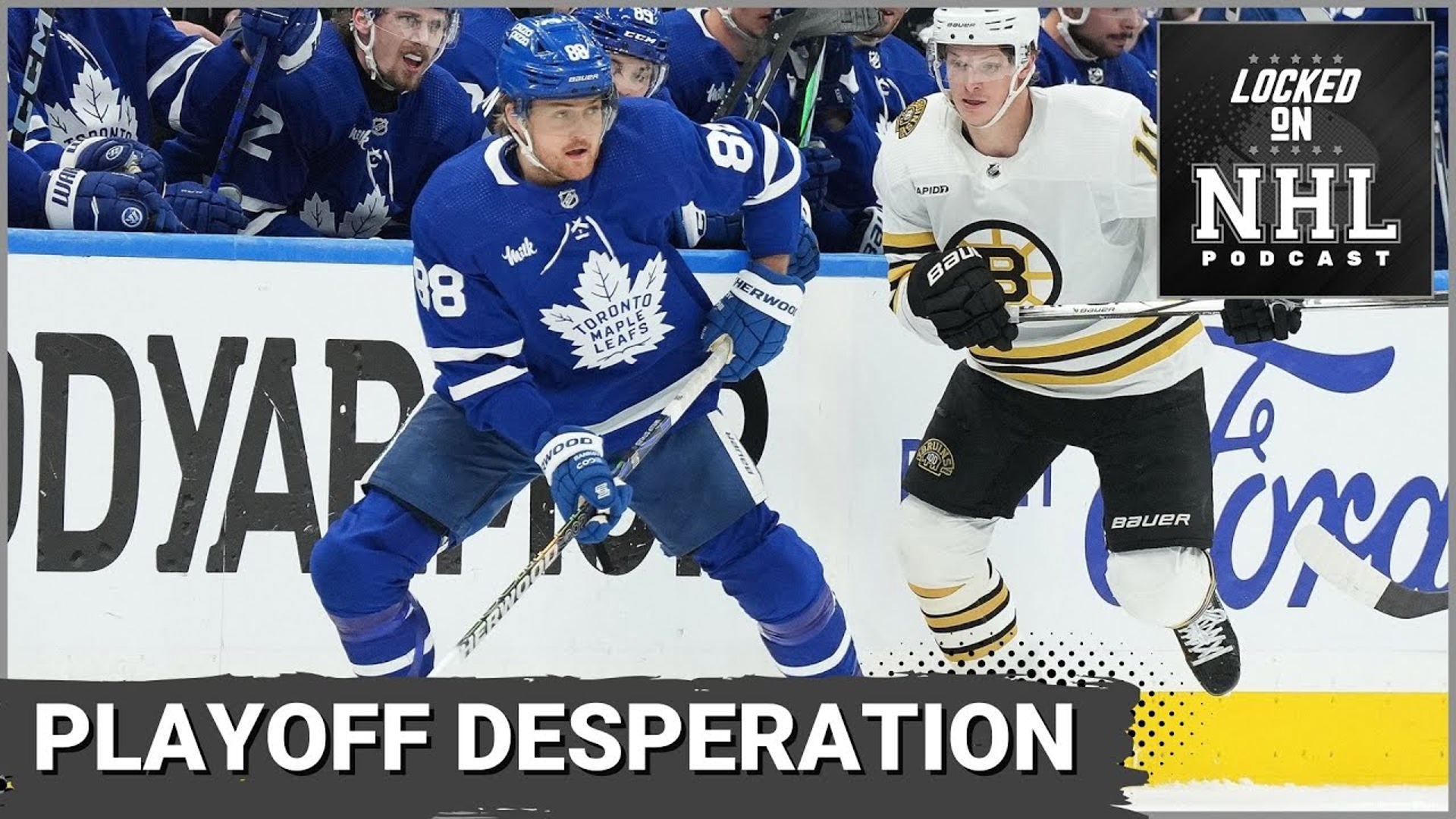 The Toronto Maple Leafs are down 3-1 in their Stanley Cup Playoff series with the Boston Bruins. The Leafs are struggling on the ice and bickering off it.