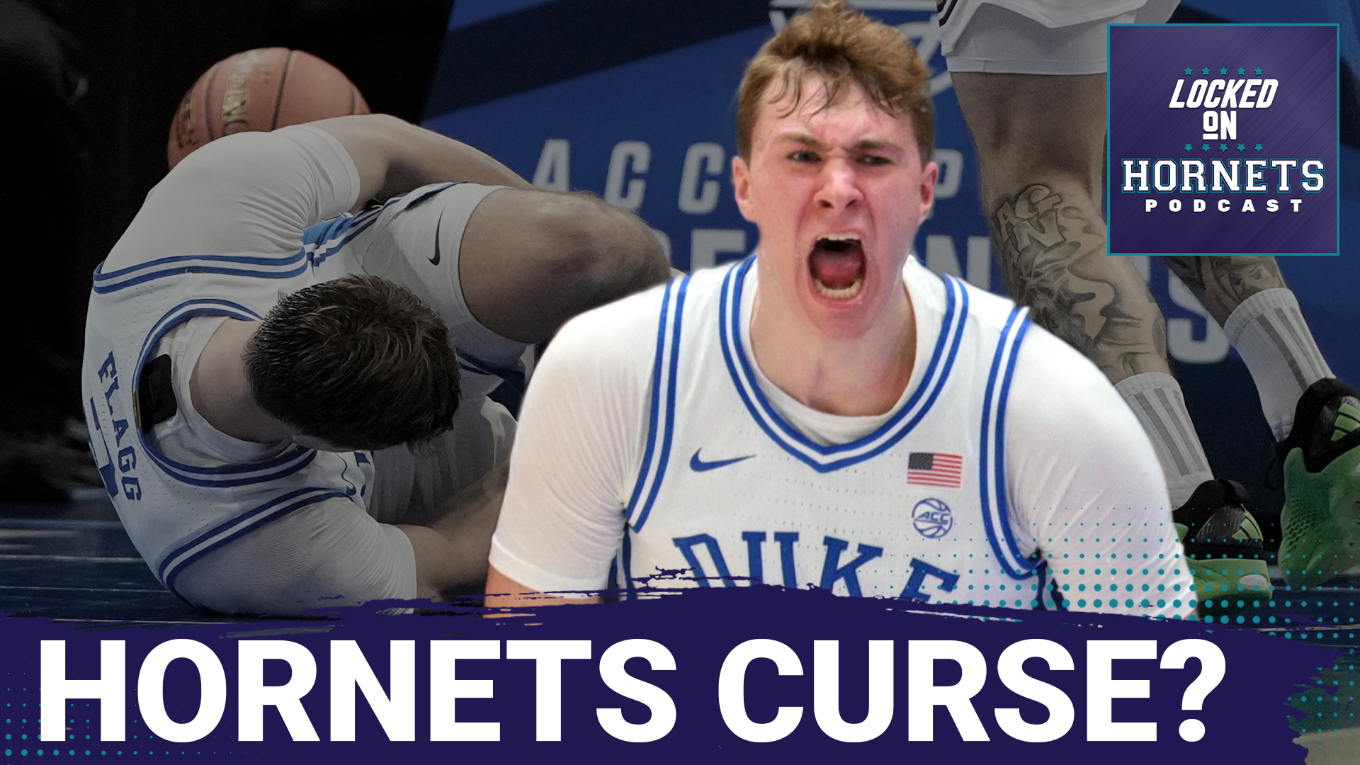 Cooper Flagg’s injury at Spectrum Center sparked an avalanche of “Hornets curse” jokes. PLUS the Spurs game gives us time to reflect on missing out on Stephon Castle