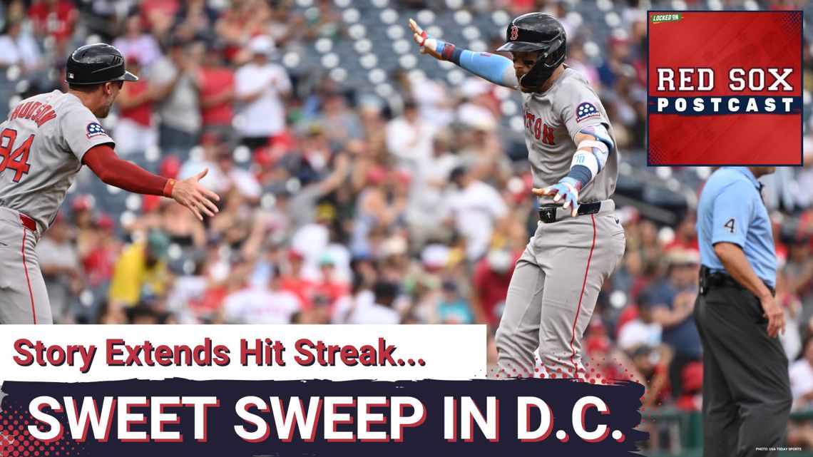 RED SOX POSTCAST: Story & Rafaela Homer & Sox Complete Sweep in D.C.