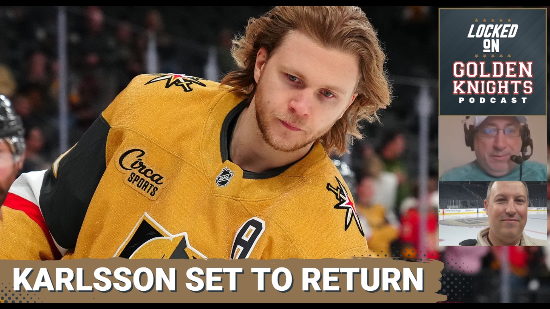 The Vegas Golden Knights are set to get William Karlsson back this week and Shea Theodore returned to practice on Tuesday.
