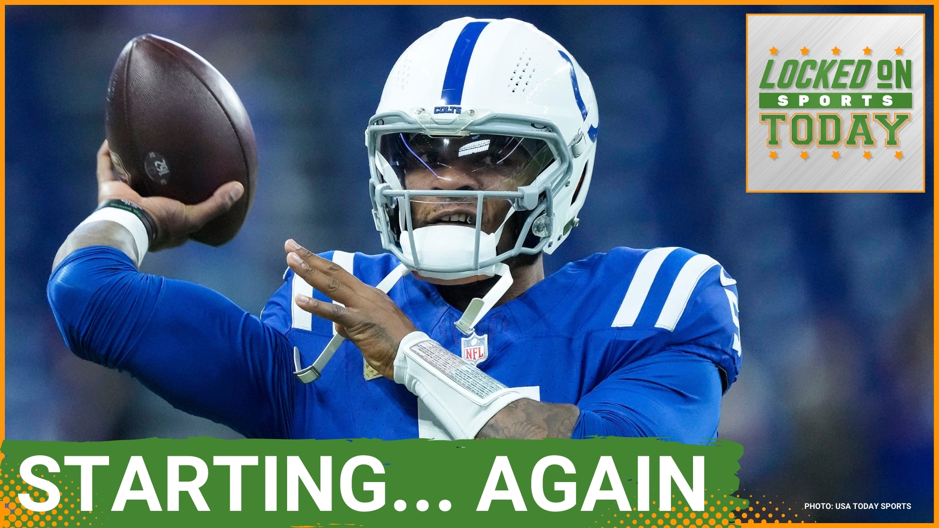 The Indianapolis Colts have made a decision on their starting quarterback... and they are going back to their original starting quarterback.