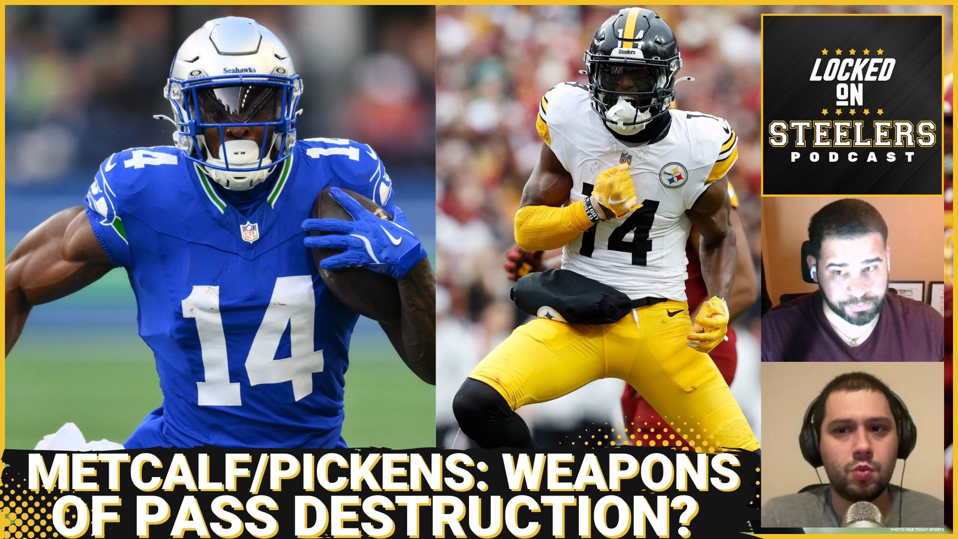 The Steelers' wide receivers DK Metcalf and George Pickens are both deep threats, but Chris Carter and Derrick Bell think there's more to them as a receiver duo.