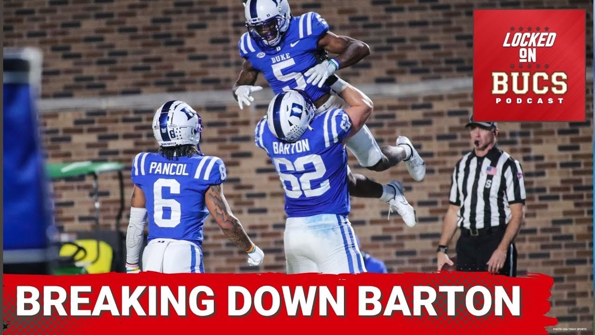 Tampa Bay Buccaneers new offensive lineman Graham Barton put up some impressive film with the Duke Blue Devils.
