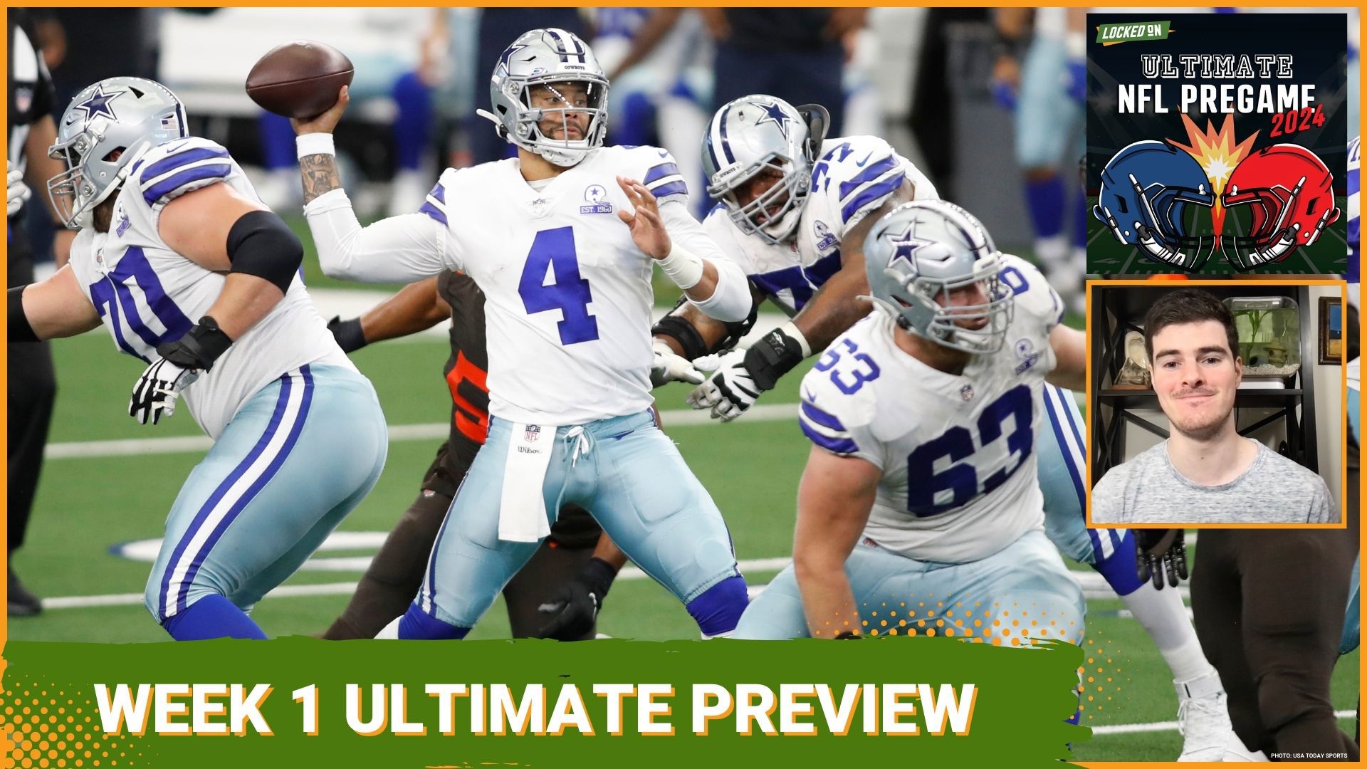 We look at the Dallas Cowboys trying to defeat the Cleveland Browns with the newly-extended Dak Prescott in Week 1 of the 2024 season