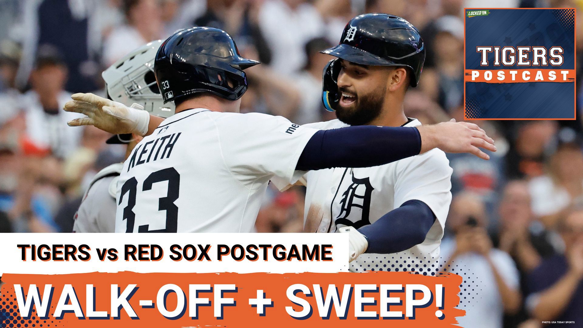 Detroit Tigers beat the Boston Red Sox in walk-off fashion for the second consecutive night while completing the sweep of the Red Sox.