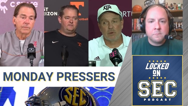 SEC Coach Tidbits from Monday's Pressers, Injury Updates, SEC Players of the Week