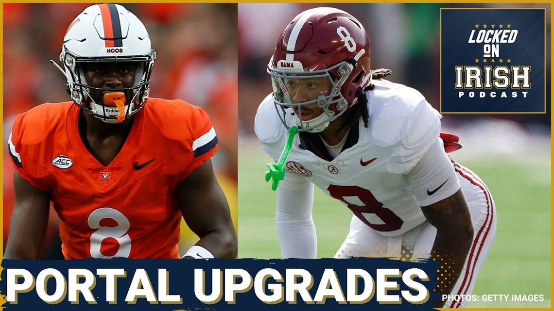 Notre Dame football UPGRADED in the transfer portal! Evaluating