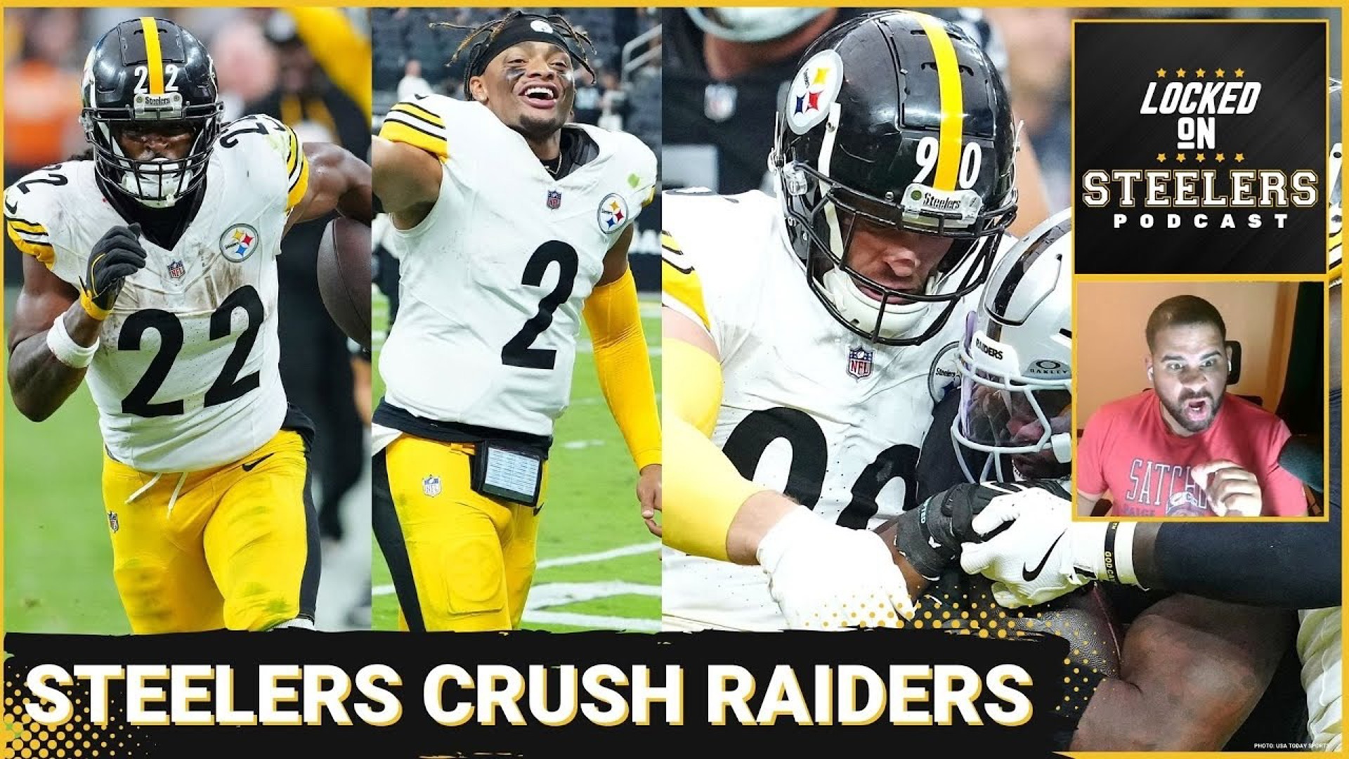 The Pittsburgh Steelers beat the Las Vegas Raiders 32-13 Sunday in their biggest margin of victory of the season.