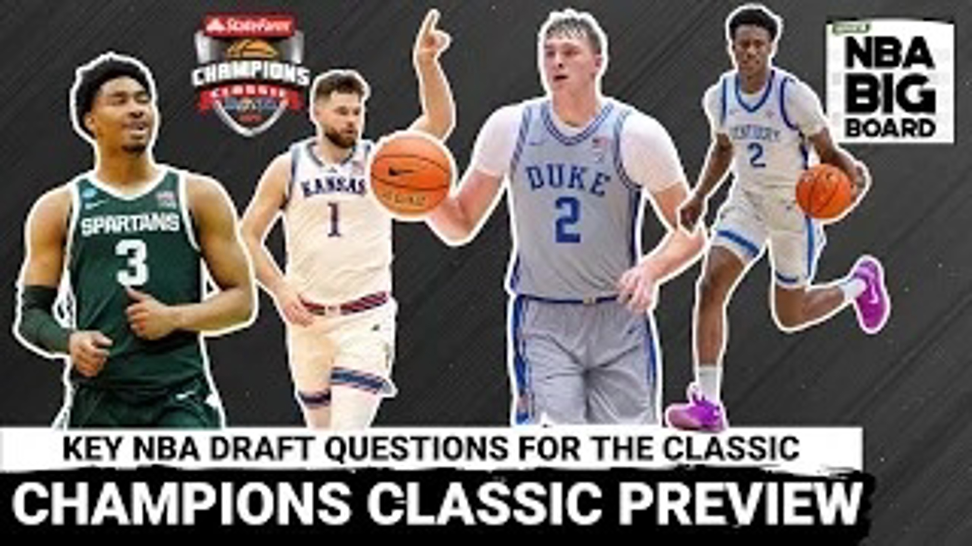 On this solo episode of the Locked On NBA Big Board Podcast, host Rafael Barlow dives into his biggest questions for the 2024 Champions Classic.