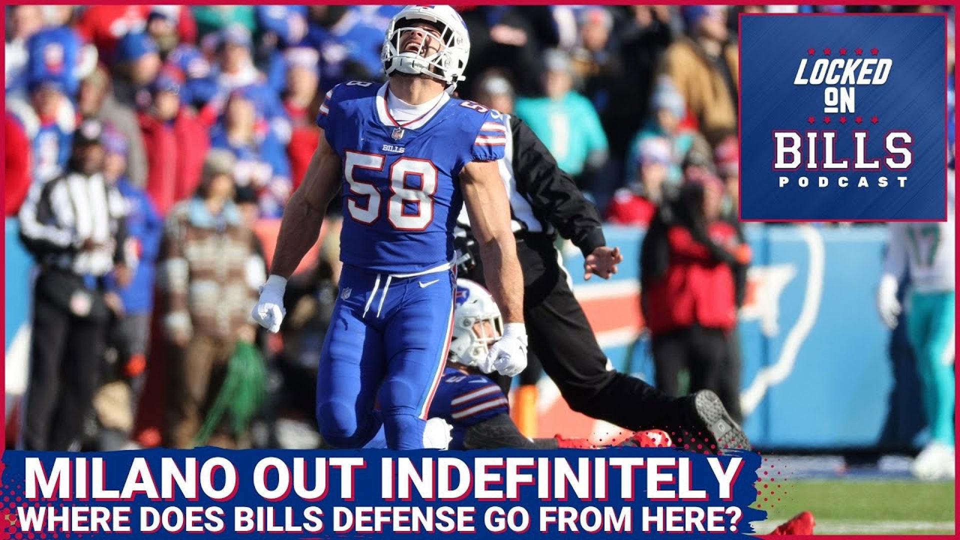 Buffalo Bills LB Matt Milano out indefinitely with torn bicep. Where