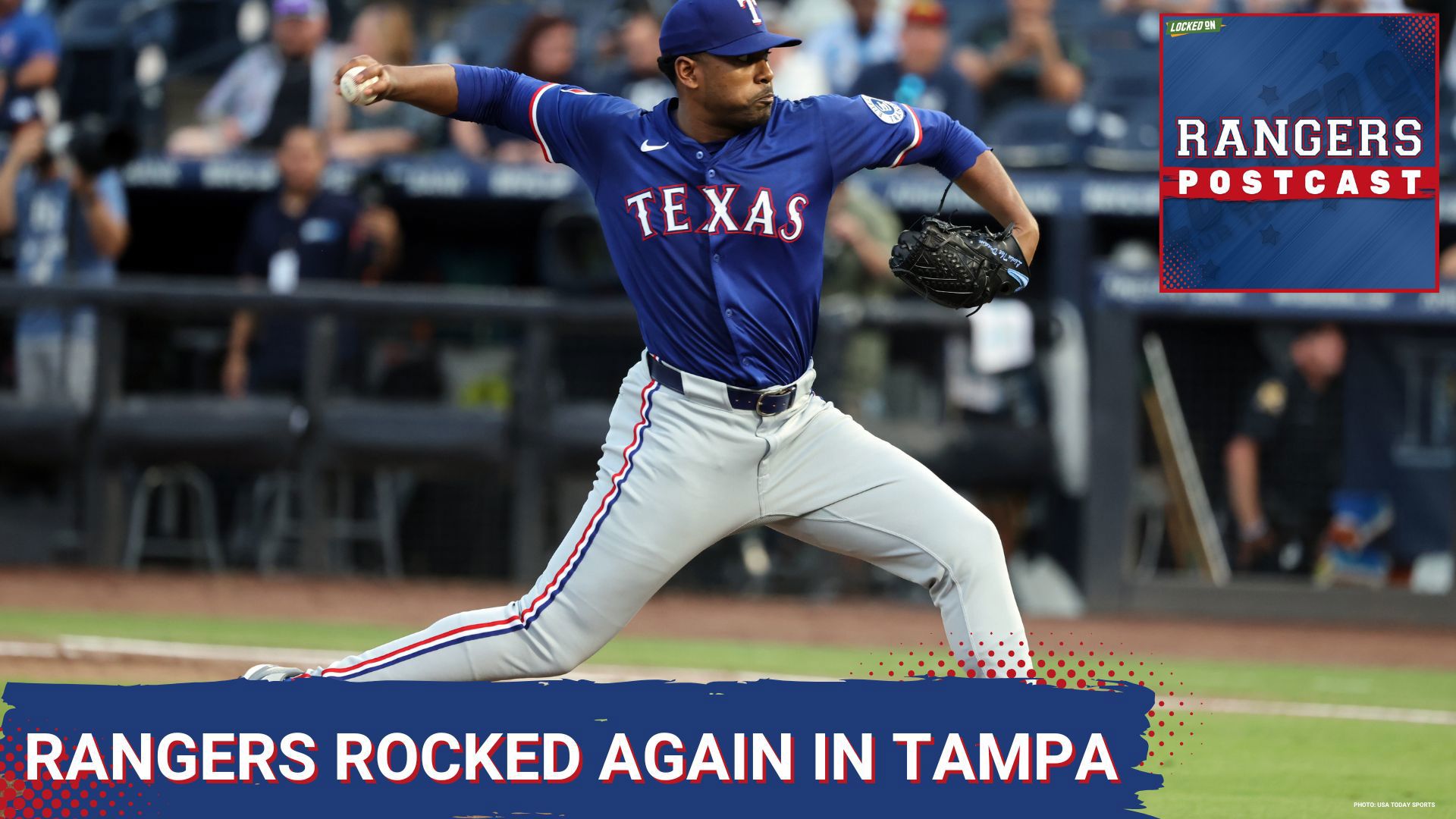 The Rangers dropped their 2nd straight game in Tampa, falling to the Rays 5-4. Kumar Rocker was rocked in his return. Jonah Heim hit a 2-run HR for Texas.