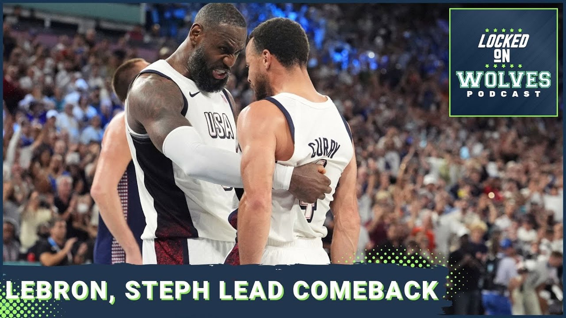 LeBron James And Steph Curry Lead Team USA's Massive Comeback Over ...