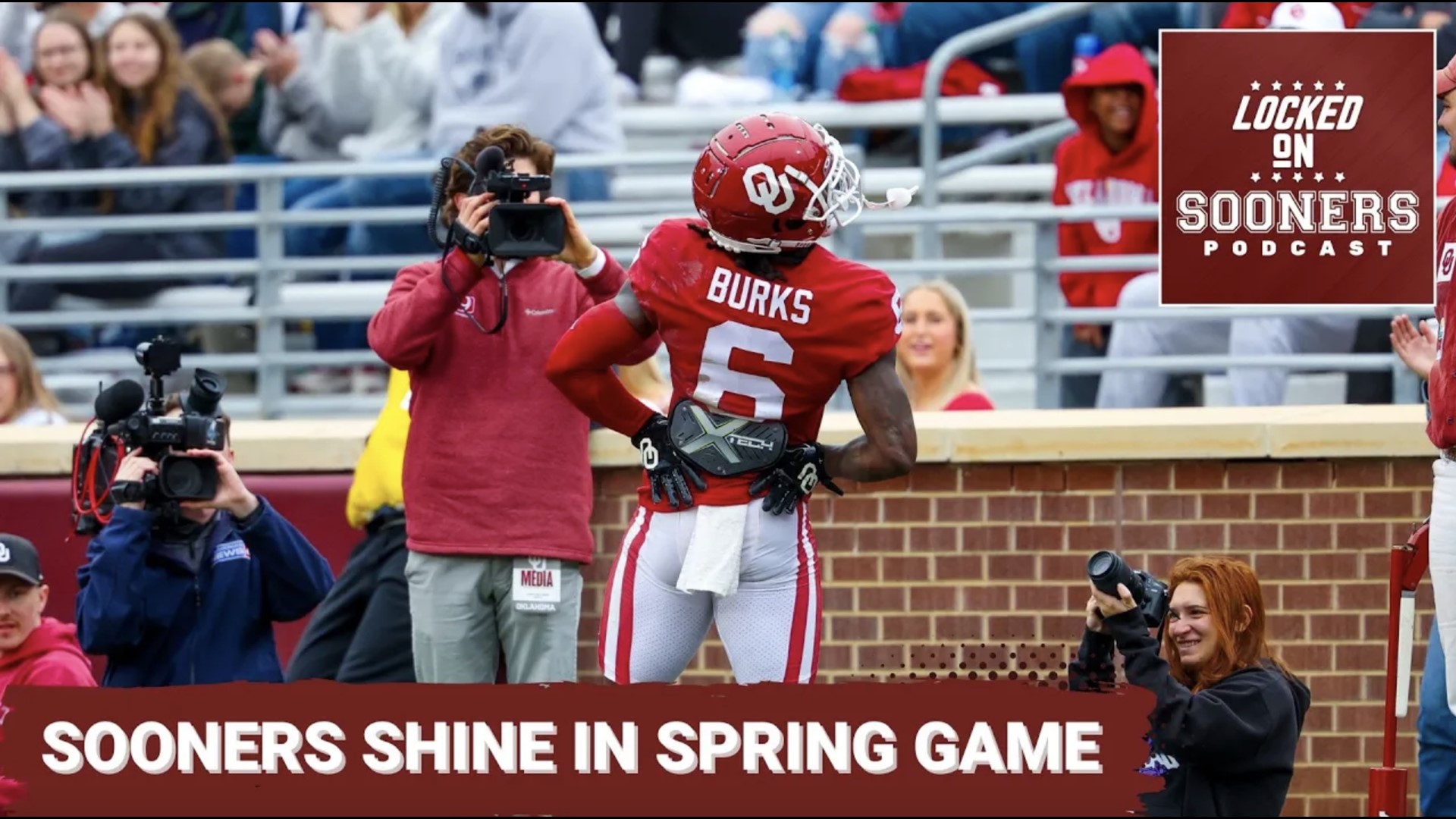 The Oklahoma Sooners received several standout performances on both sides of the ball. Deion Burks stole the show and Jackson Arnold showed off his big arm.