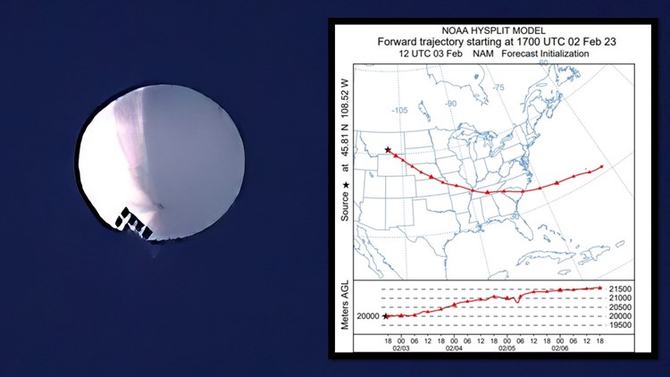 Tracking the Chinese balloon: Will it pass over Florida?