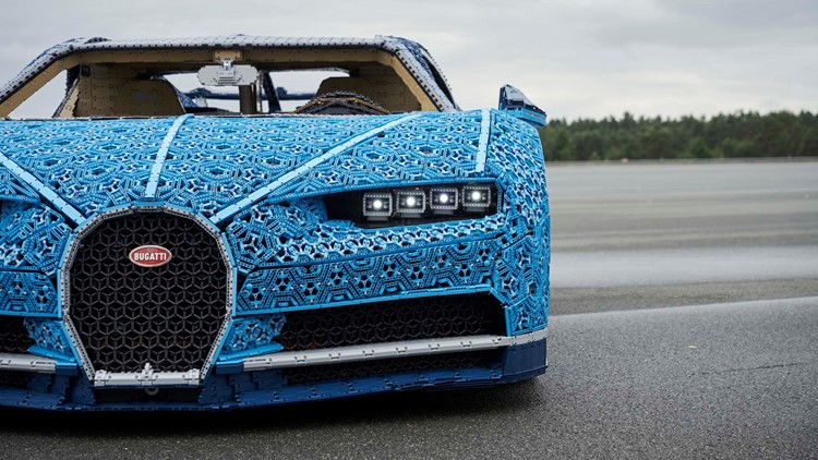 Real car 2024 made of legos