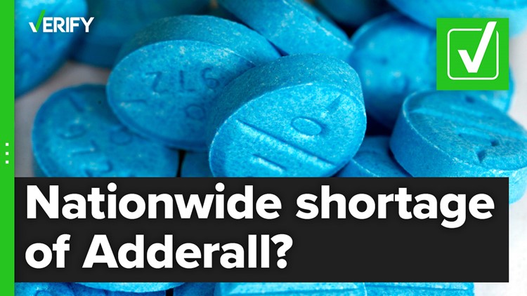 Nationwide shortage of ADHD drug Adderall is real