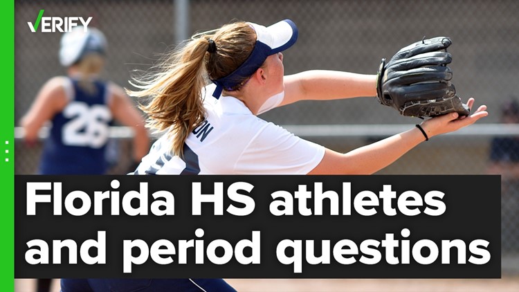 Florida school sports health form asks about periods, but female athletes aren’t required to answer