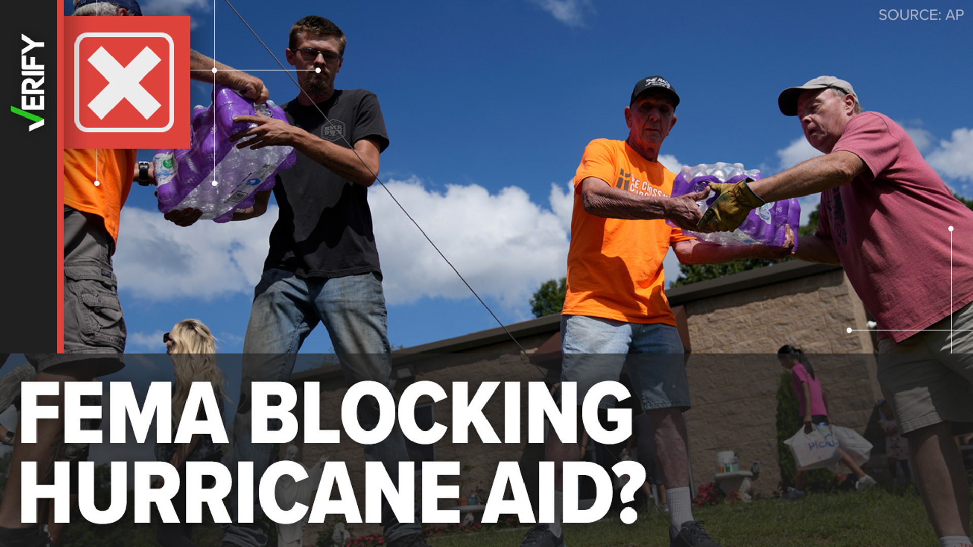 Is FEMA blocking aid or confiscating Hurricane Helene donations?