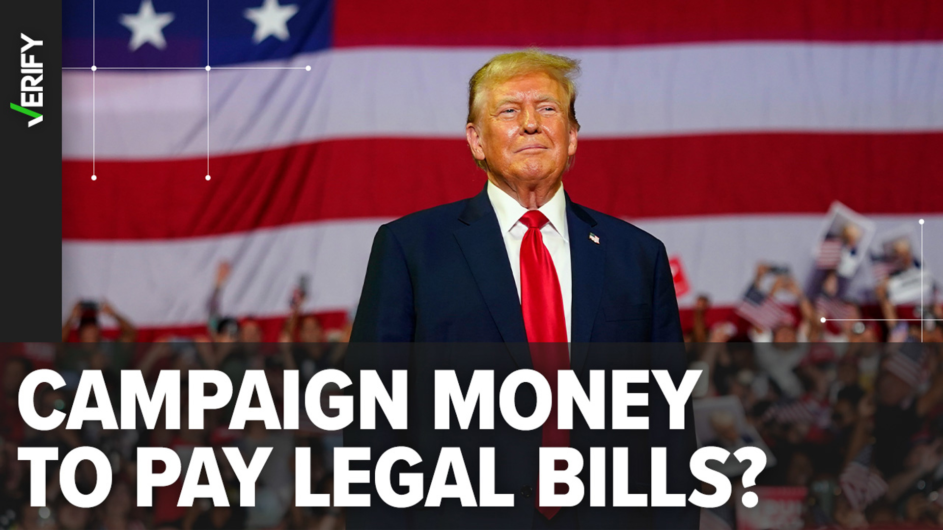 Many VERIFY readers have asked us if former President Trump is allowed to use campaign funds to pay his legal bills. Here's why the answer isn’t clear-cut.