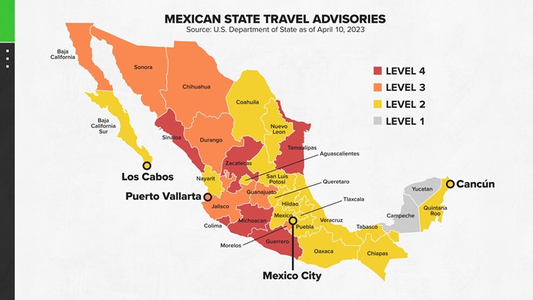 Fact sheet: What to know about travel warnings for Mexico