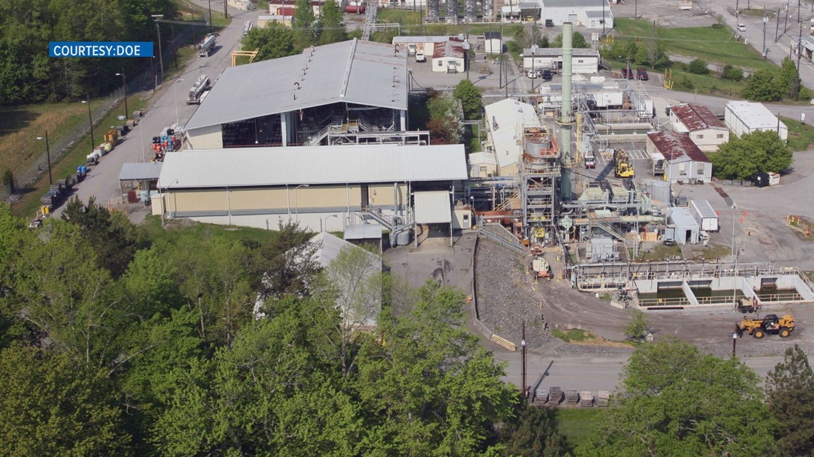 Incinerator removed at Oak Ridge East Tennessee Technology Park