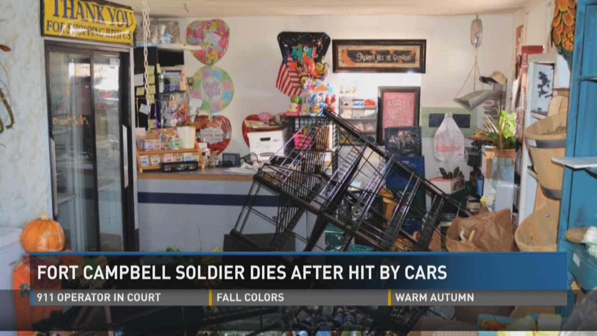 Oct. 17, 2016: A Fort Campbell soldier died over the weekend after deputies say he was attacked by wasps and hit by at least three cars.