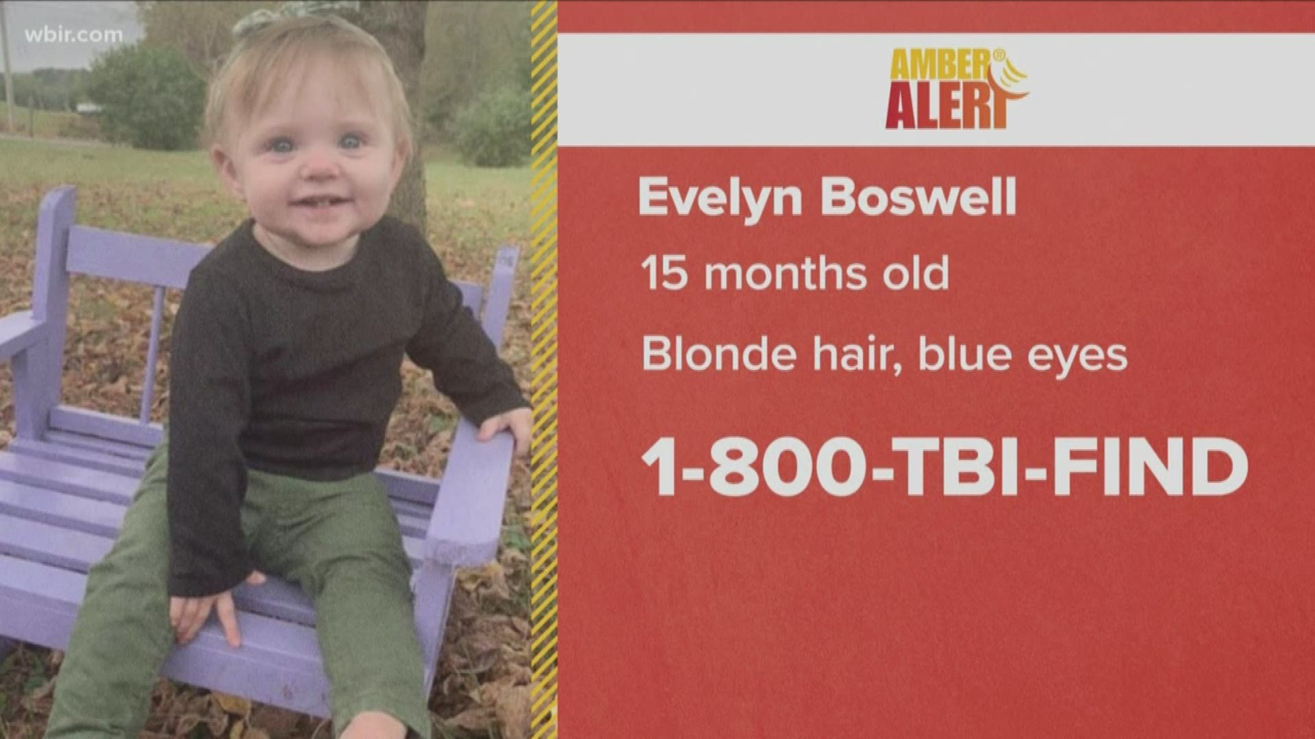 The TBI is releasing new info and pictures to help with search efforts. Since the AMBER Alert was issued, the TBI received more than 400 tips.