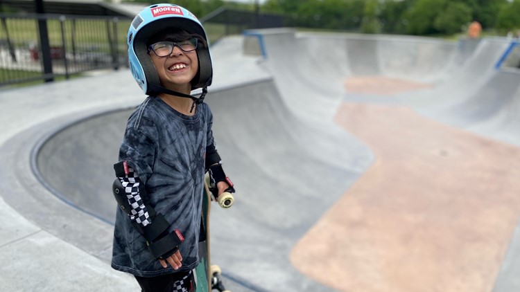 8-year-old skateboarder breaking barriers with his skateboard