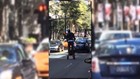 Cam Newton spotted riding scooter without helmet