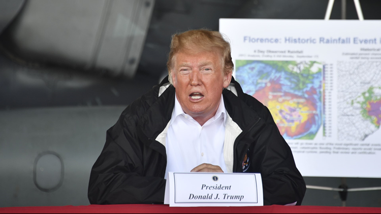 Trump: 'We will be 100 percent' with storm victims