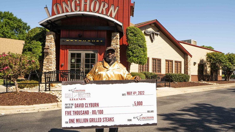 LongHorn Steakhouse grill master received $5,000 for cooking 1 million steaks