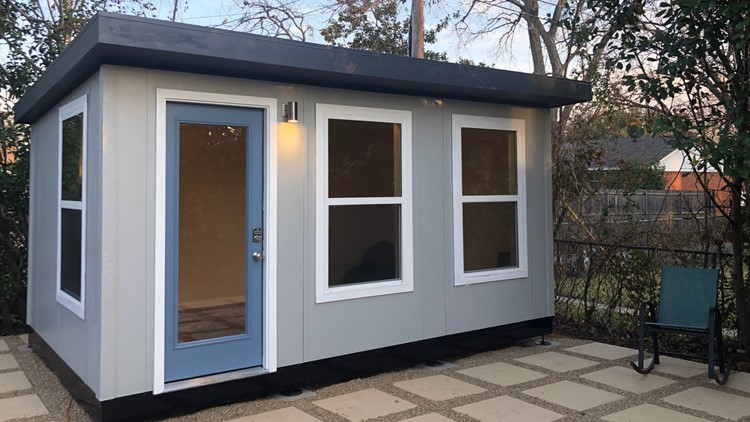 Meet the Texas-based company building backyard sheds for people working from home