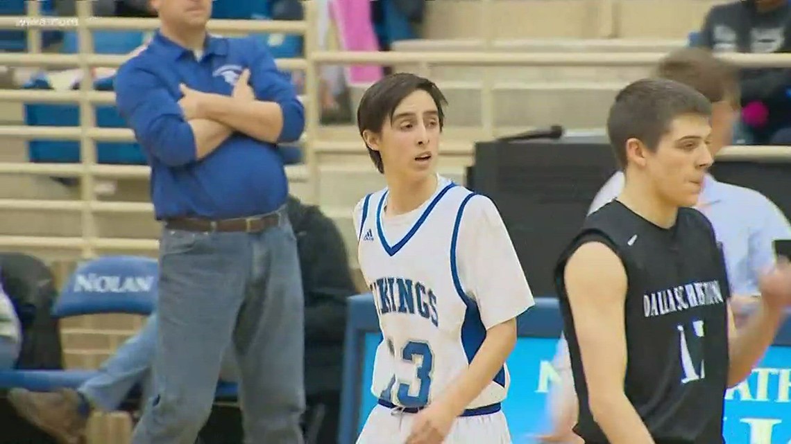 HS senior with rare illness plays in basketball game