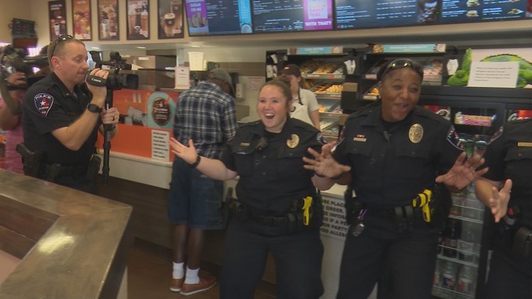 Behind the scenes of Arlington police's lip sync battle to Spice Girls song