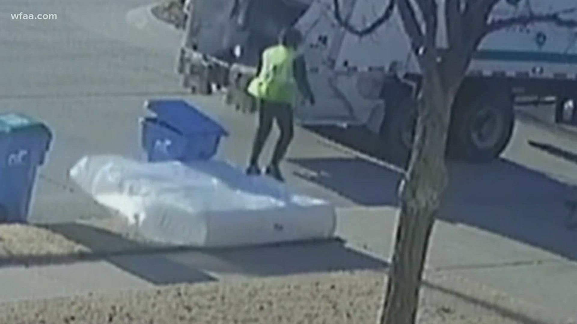 Rowlett trash collector's backflip makes for joyous, viral moment