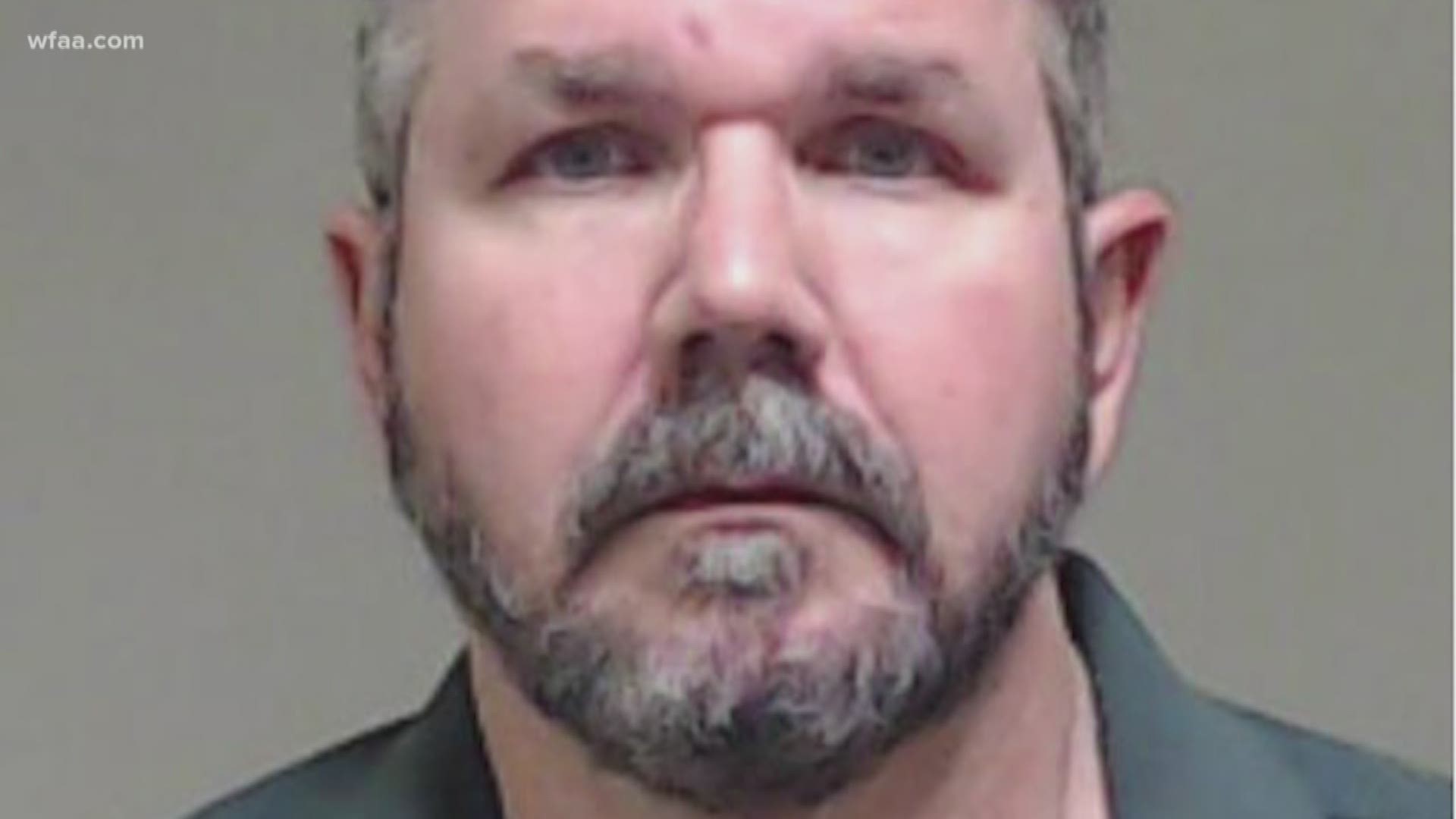 The assistant principal of Van Alstyne Middle School was arrested Tuesday on a charge of continuous sexual abuse of a child, Collin County jail records show.