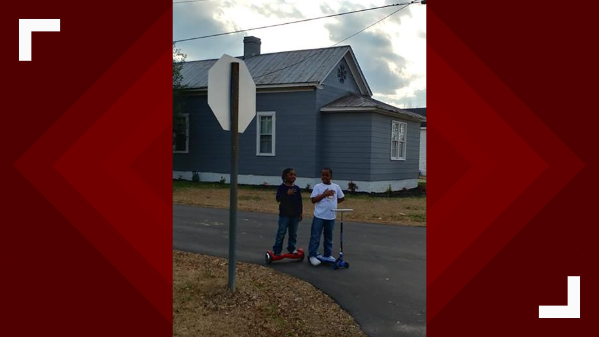 A photo of two young boys who stopped to recite the Pledge of Allegiance in front of a North Carolina firehouse has gone viral. Over the weekend, Roseboro Fire Department posted an image of the boys with their hands over their hearts as the flag was raised