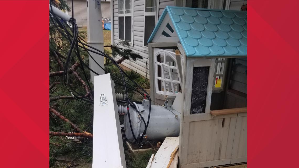 Transformer leaking oil crushes playhouse during Triad ice storm - Vimarsana News