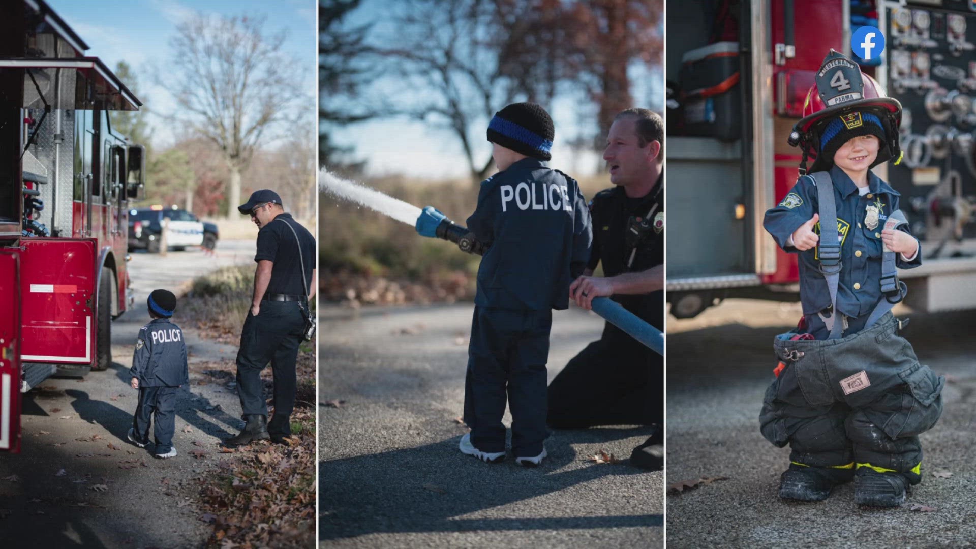 A Special Wish Foundation Northeast Ohio partnered with the Parma Police Department to make a child's dream come true.