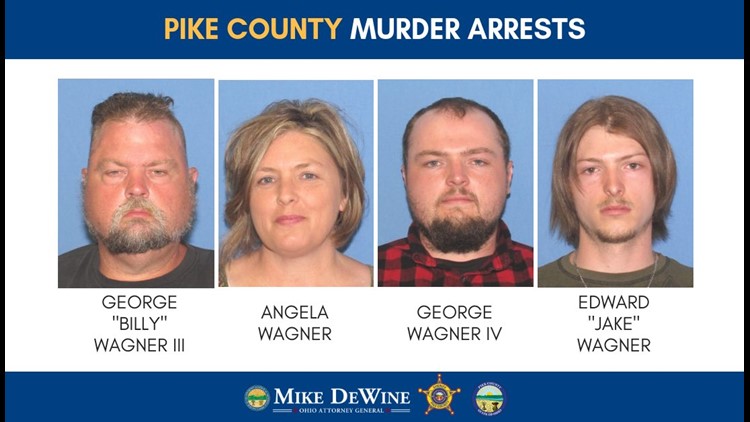 Family of 4 arrested in the Rhoden family homicides in Pike County, Ohio
