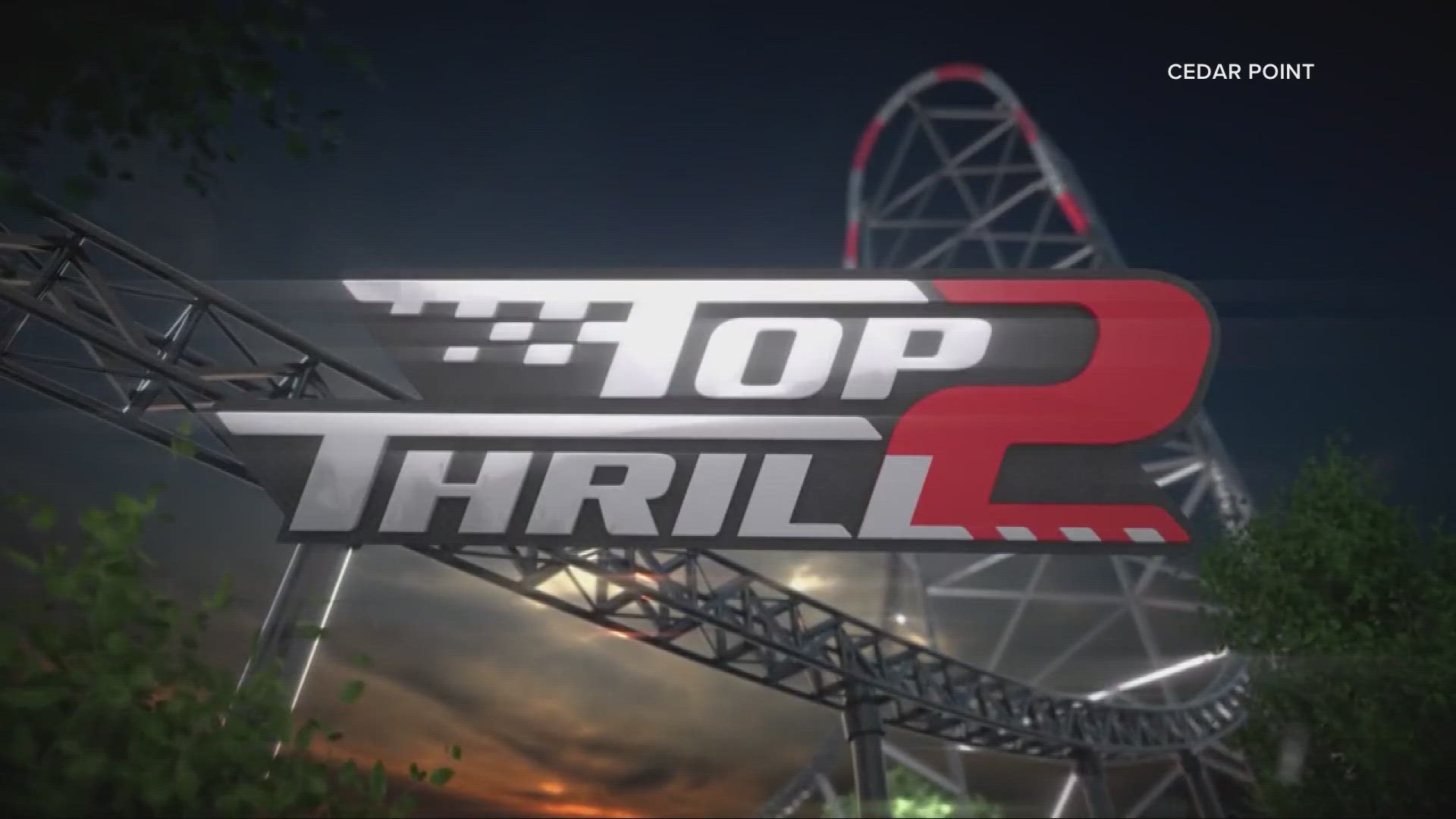 Cedar Point Top Thrill 2 spike tower construction video