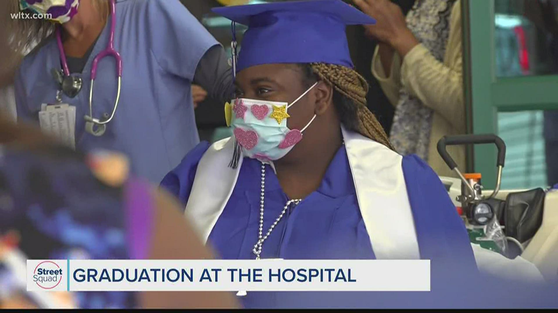 A Dreher High Student who is currently a patient at Prisma Health had a special graduation ceremony on Wednesday.  News19's Emily Correll reports.