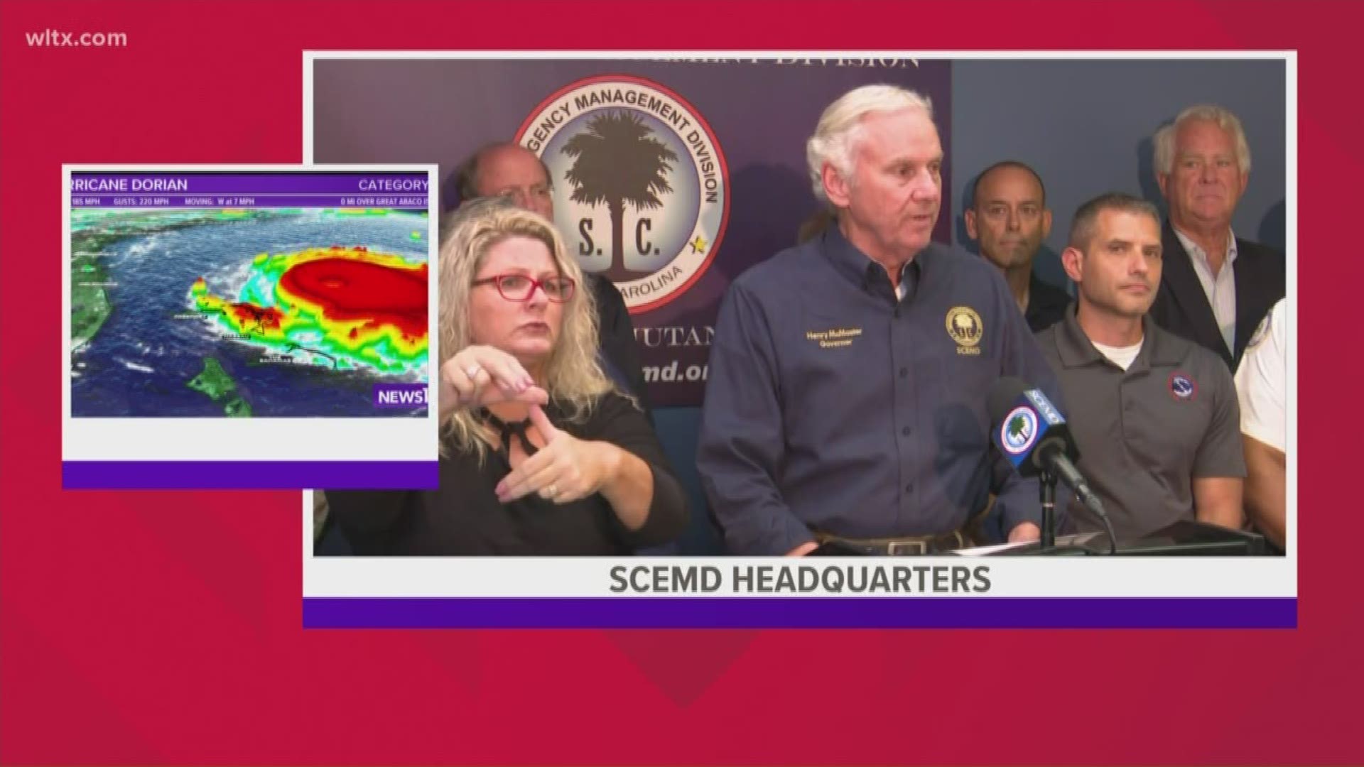 South Carolina Gov. Henry McMaster is telling residents statewide to start making preparations for Hurricane Dorian.