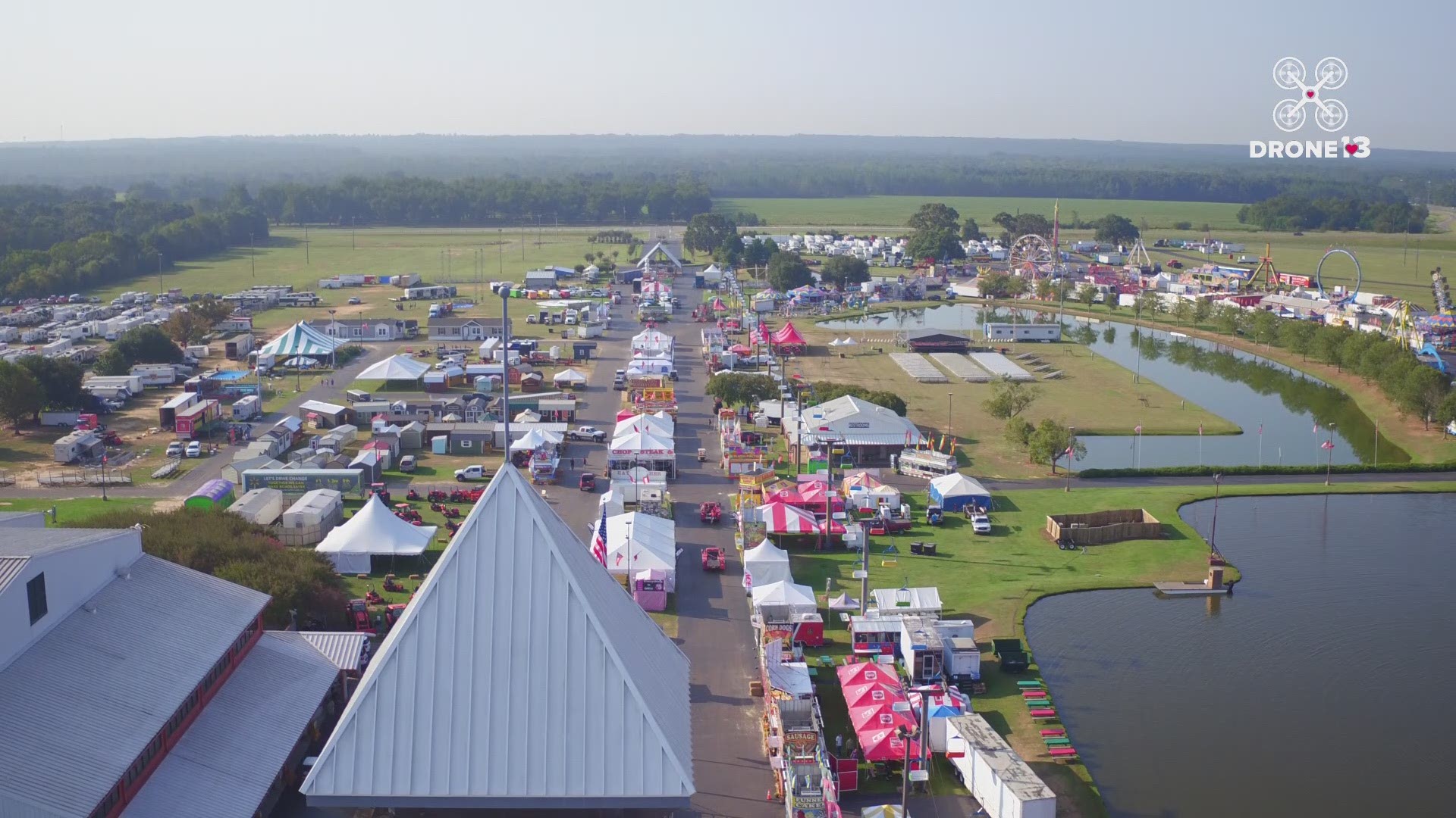 The National Fair in Perry from Drone 13